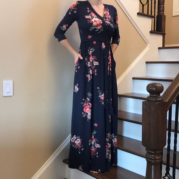 ✨Buy 3 Get 1 FREE ✨/LAST/ Floral Maxi Dress - Picture 7 of 7